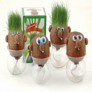 DIY GRASS HEADS