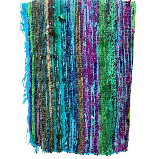 Chindi Durri 100x150cm - AQUA