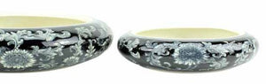 Persian Floral Black Bowl [Sz:Small]