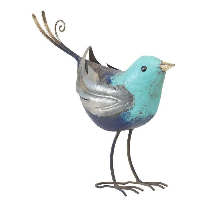 Bluebird w/ Galvanised Wings Looking Ahead - Blue/Multi