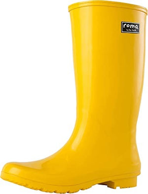 ROMA EMMA MID WOMENS RAIN BOOTS [Sz:8 Col:YELLOW]