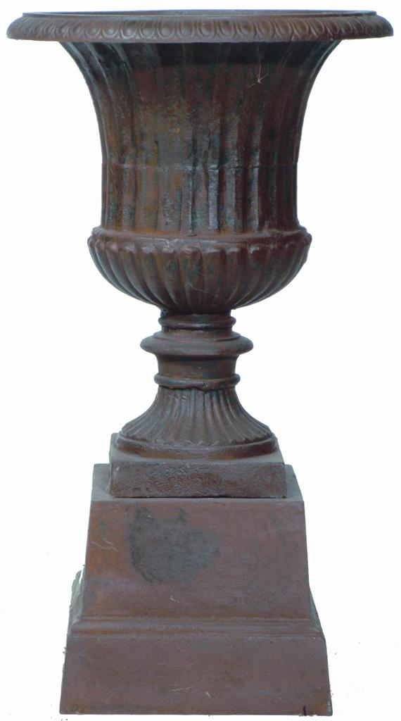 URN LARGE CAST IRON [Col:NATURAL RUST]