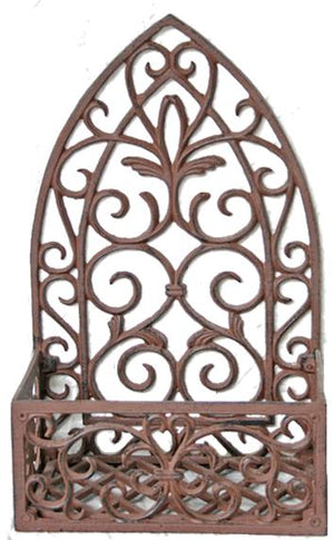 POT PLANTER WALL [Col:ANTIQUE RUST]