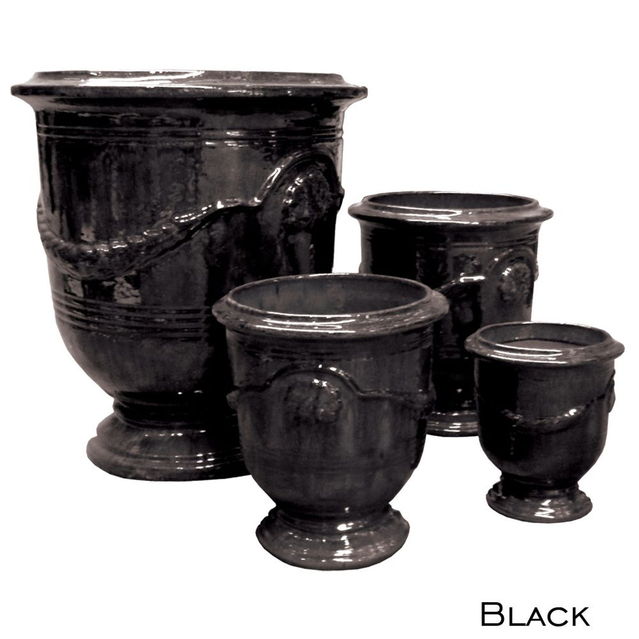 PROVINCIAL URN [Sz:Small Col:BLACK]