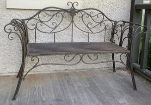 GARDEN BENCH SEAT VERONA METAL