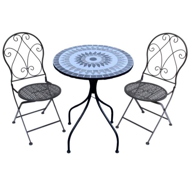 PATIO SETTING ROMINA MOSAIC 3 PIECE