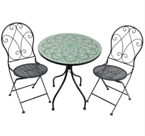 PATIO SETTING EDEN MOSAIC 3 PIECE 