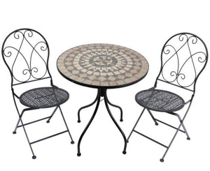 PATIO SETTING AMAYA MOSAIC 3 PIECE