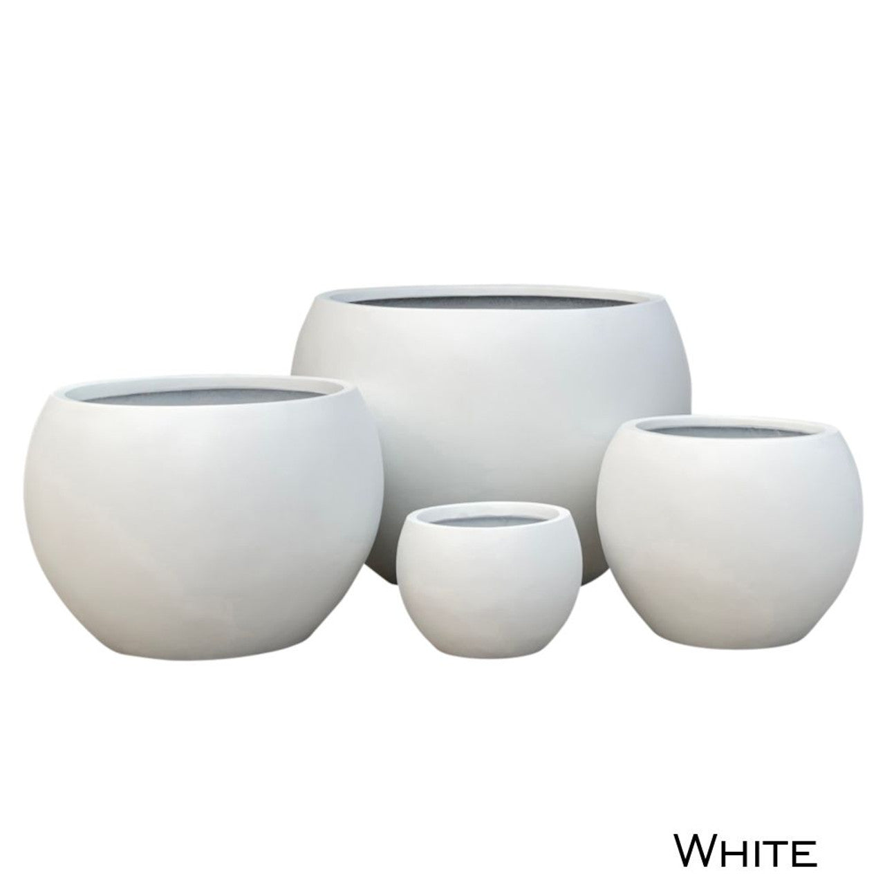 SAXON BALL PLANTER [Sz:Small Col:WHITE]