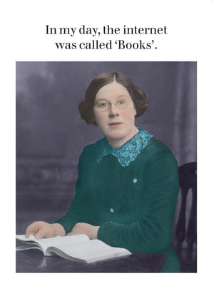 THE INTERNET WAS CALLED BOOKS