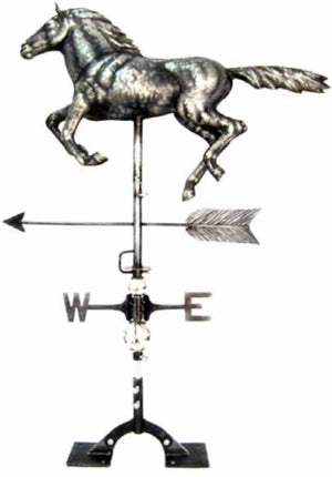 WEATHERVANE STAINLESS STEEL GALLOPING HORSE 