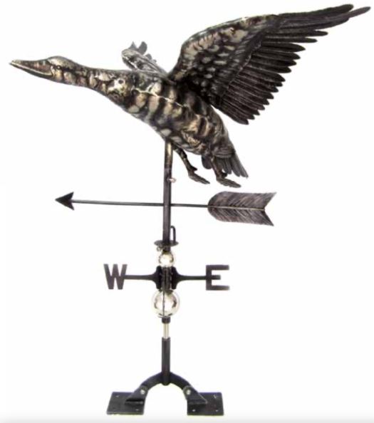 WEATHERVANE DUCK STAINLESS STEEL