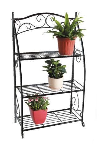 PLANT STAND 3 TIER WHITSUNDAY BLACK 96CM