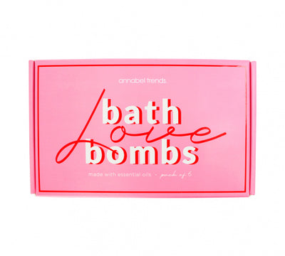 BATH BOMB BATH LOVE BOMBS 6PCS
