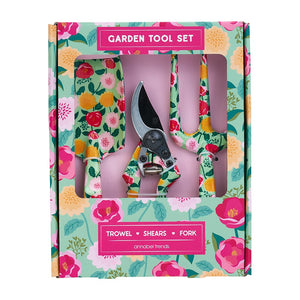 GARDEN TOOL SET - CAMELLIAS MINT