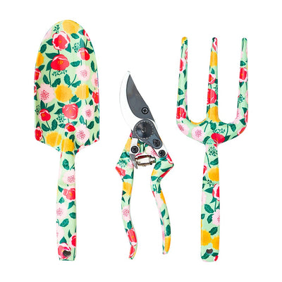 GARDEN TOOL SET - CAMELLIAS MINT