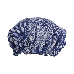 SHOWER CAP - NAVY NATIVES