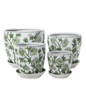 LACE PLANTER W/SCR [Sz:D12.5CM]