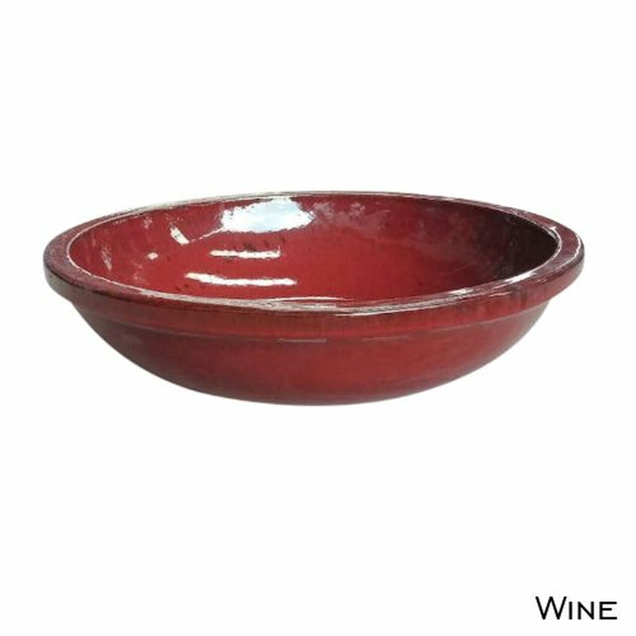 Terracotta Glazed Water Bowl