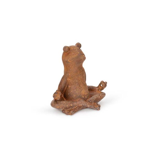 Yoga Frog Sitting Cast Iron 