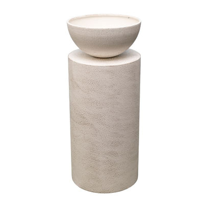Round Pillar with Planter [Sz:Small]