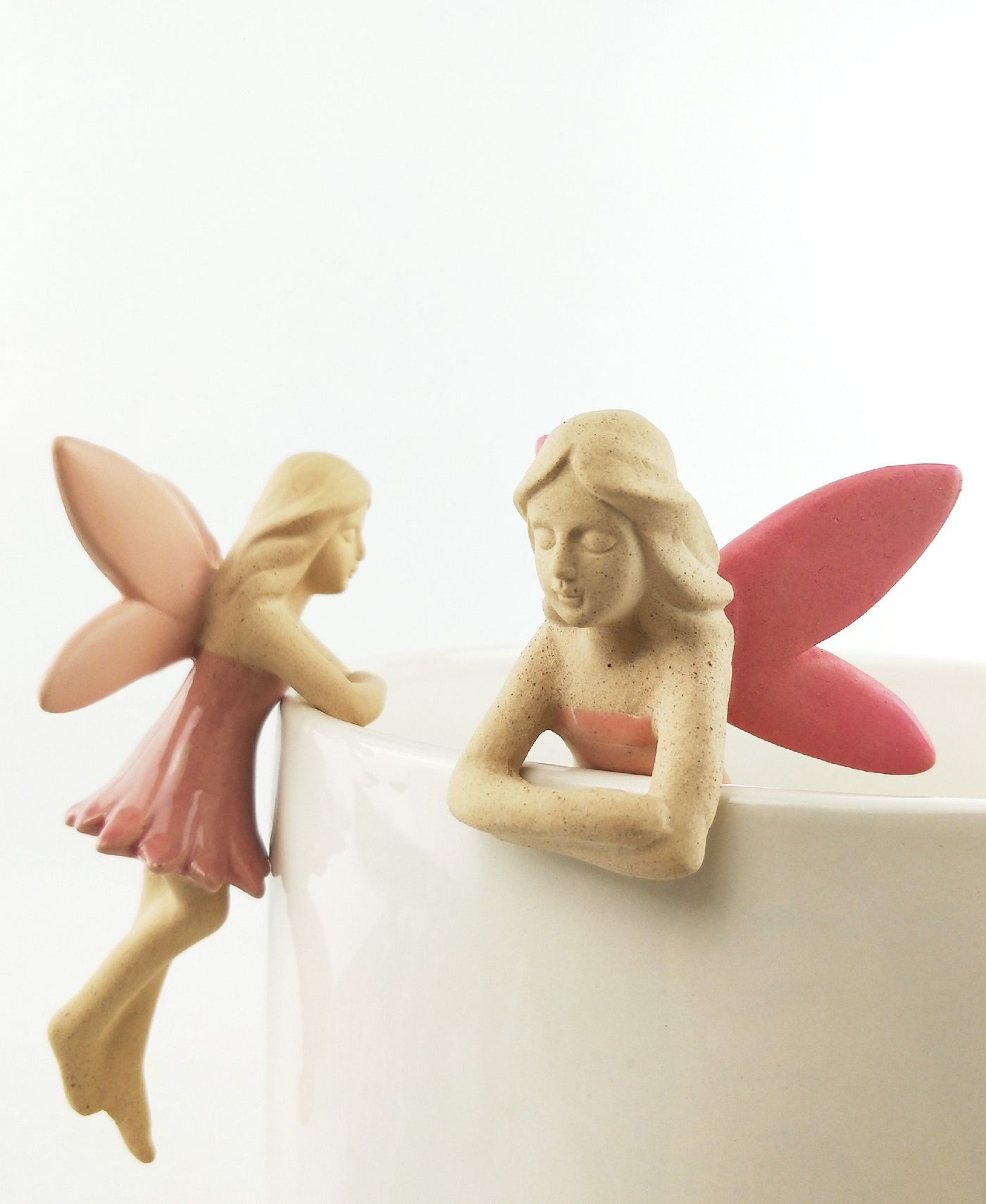 Fairy Pot Hanger Pink 8cm 
