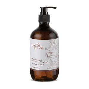 ROSE GERANIUM HAND & BODY WASH 500ML