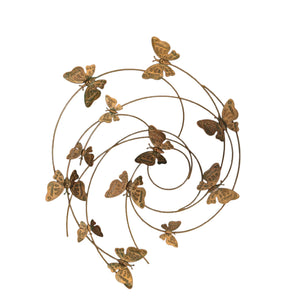 SPIRAL BUTTERFLY WALL ART