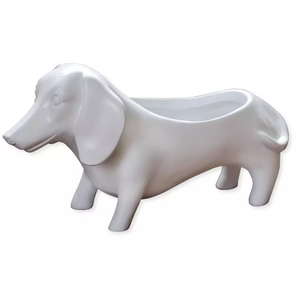 Oscar Dachsund Planter [Col:WHITE]