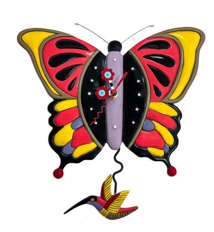 FLUTTERBY Clock, H 32cm