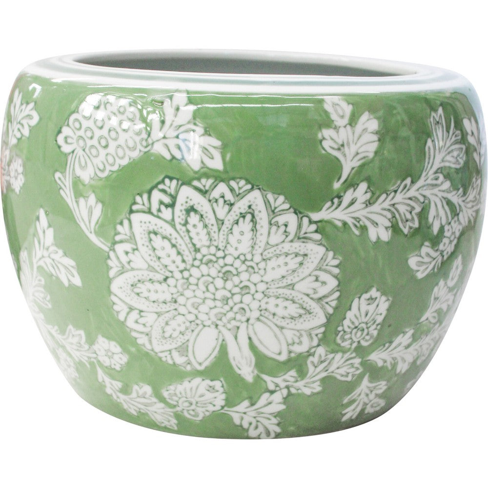 Planter Tapestry Soft Green 